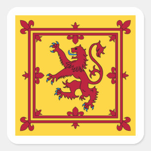 Royal Banner - Schotland Vierkante Sticker
