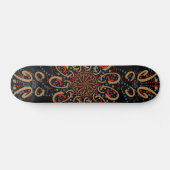 Royal Batik Floral Artistic Skateboard (Horz)