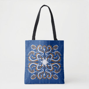 Royal Batik Floral Canvas tas