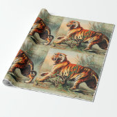 Royal Bengal Tiger Cadeaupapier (Uitgerold)