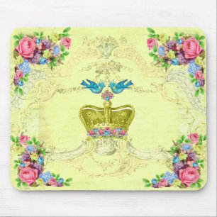 Royal Birds Floral Computer Mousepad Muismat