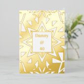 Royal Birthday Dinner Party Menu (Staand Voorkant)