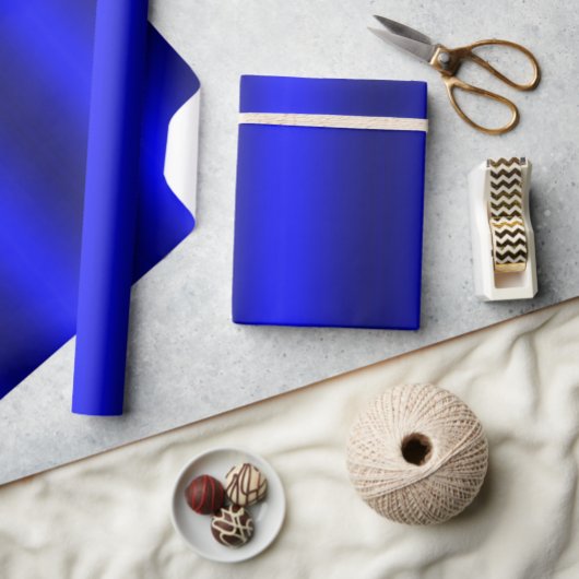 Royal blauw cadeaupapier