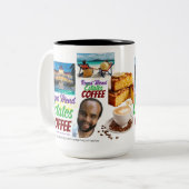 ROYAL BLEND  Mug, 15 oz Tweekleurige Koffiemok (Voorkant links)