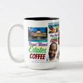 ROYAL BLEND  Mug, 15 oz Tweekleurige Koffiemok (Links)