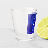 Royal Blue 65 en pensionering Shot Glas (Links)