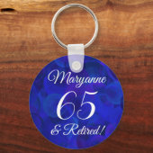 Royal Blue 65 & Gepensioneerd Sleutelhanger (Voorkant)