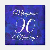Royal Blue 90 en Nonstop Birthday Party Magneet (Voorkant)