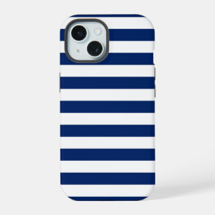 Royal Blue and White Stripes
