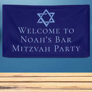 Royal Blue Bar Mitswa Party Ster van David Spandoek