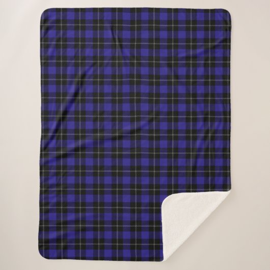 Royal Blue Black Plaid (Devant)