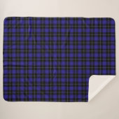 Royal Blue Black Plaid (Devant (Horizontal))