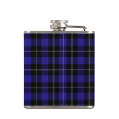 Royal Blue Black Plaid Heupfles (Achterkant)