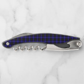 Royal Blue Black Plaid Kurkentrekker (Achterkant)