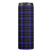 Royal Blue Black Plaid Thermosbeker (Achterkant)