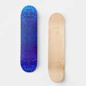 Royal Blue Blauwgroen Gemstone Skateboard (Voorkant)
