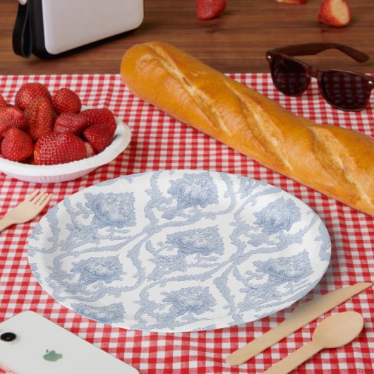 Royal Blue Classic Plates  Papieren Bordje (Picknick)