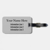 Royal Blue College of High School Student Bagagelabel (Achterkant horizontaal)