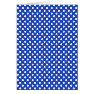 Royal Blue Combination Polka Dots van STaylor