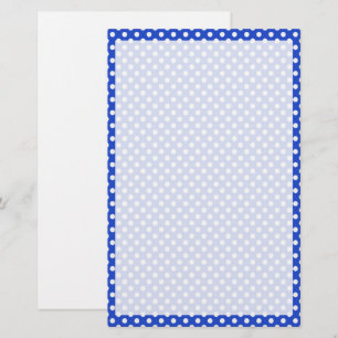 Royal Blue Combination Polka Dots van STaylor Briefpapier