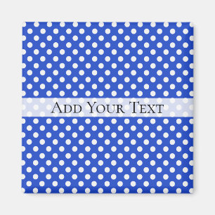 Royal Blue Combination Polka Dots van STaylor Magneet