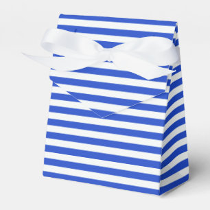 Royal Blue Combination Stripes van Shirley Taylor Bedankdoosjes