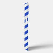 Royal Blue Combination Stripes van Shirley Taylor Case-Mate iPhone Case (Achterkant / Rechts)