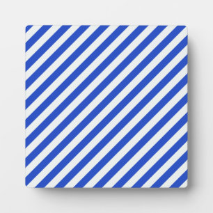 Royal Blue Combination Stripes van Shirley Taylor Fotoplaat