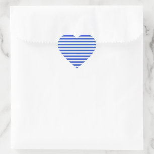 Royal Blue Combination Stripes van Shirley Taylor Hart Sticker