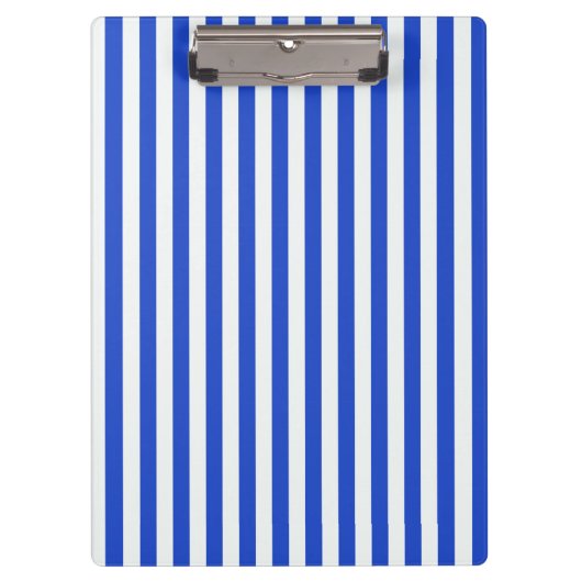 Royal Blue Combination Stripes van Shirley Taylor Klembord (Voorkant)