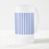 Royal Blue Combination Stripes van Shirley Taylor Matglas Bierpul (Voorkant rechts)