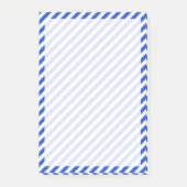 Royal Blue Combination Stripes van Shirley Taylor Post-it® Notes (Voorkant)