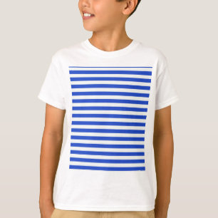 Royal Blue Combination Stripes van Shirley Taylor T-shirt