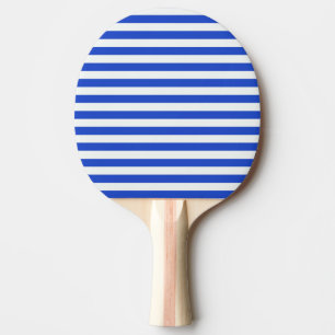 Royal Blue Combination Stripes van Shirley Taylor Tafeltennisbatje