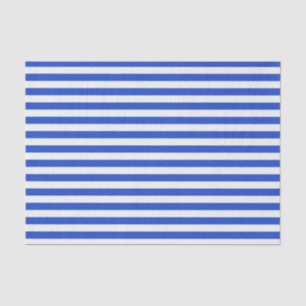 Royal Blue Combination Stripes van Shirley Taylor Tissuepapier