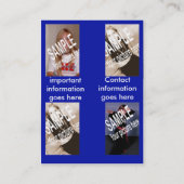 royal blue comkaart visitekaartje (Achterkant)