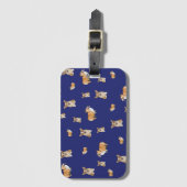 Royal Blue Corgi  Bagagelabel (Voorkant (verticaal))