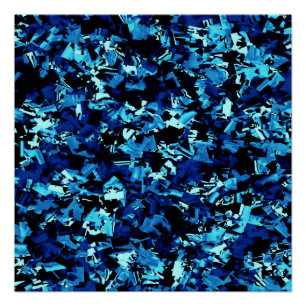 Royal Blue Craze. Perfect Poster