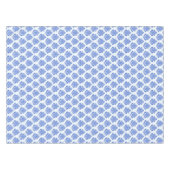 Royal Blue Damask Tafelkleed (Voorkant (Horizontaal))