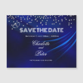 Royal Blue Diamonds harten sparenThe Date Magnetic (Voorkant)