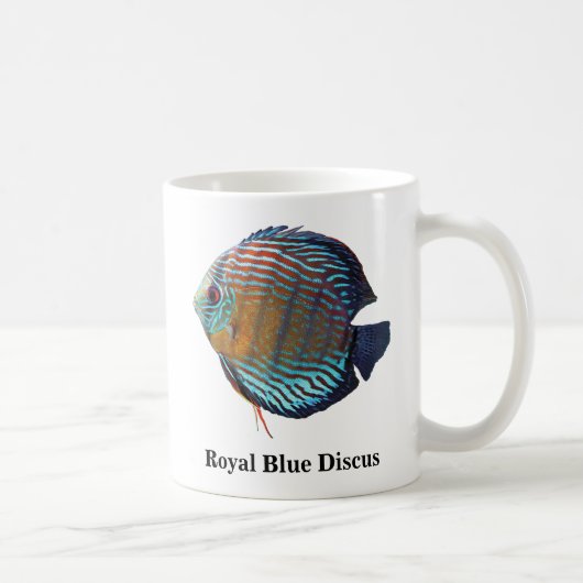Royal Blue Discus Koffiemok (Rechts)