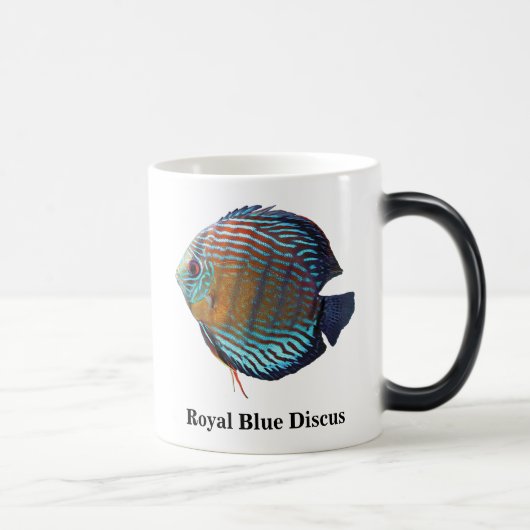 Royal Blue Discus Magische Mok (Rechts)