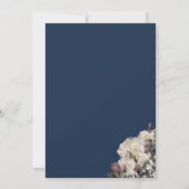 Royal Blue Elegant Wedding Invitation (Dos)