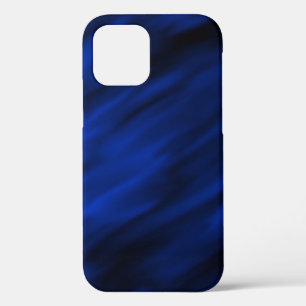 Royal Blue en Black Abstract Zazzle_Growshop. iPhone 12 Pro Hoesje