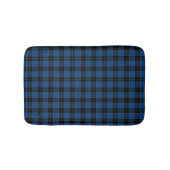 Royal Blue en Black Scottish Pset Pattern Badmat (Voorkant)