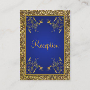 Royal Blue en Gold Enclosure Kaart