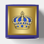 Royal Blue en Gold Prince Bedankdoosjes (Bovenkant)