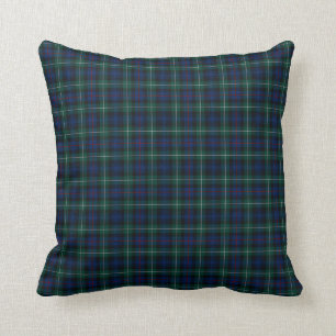 Royal Blue en Green Mackenzie Clan Scottish Pset Kussen