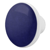Royal Blue en White Round Custom Ceramic Knob Keramische Knop (Rechts)