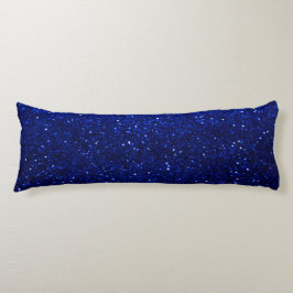 Royal Blue Faux Glitter Body Pillow Lichaamskussen